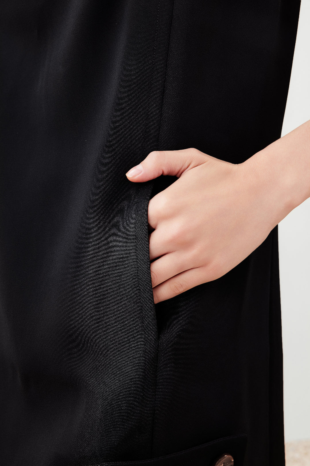 圓領無袖連身裙