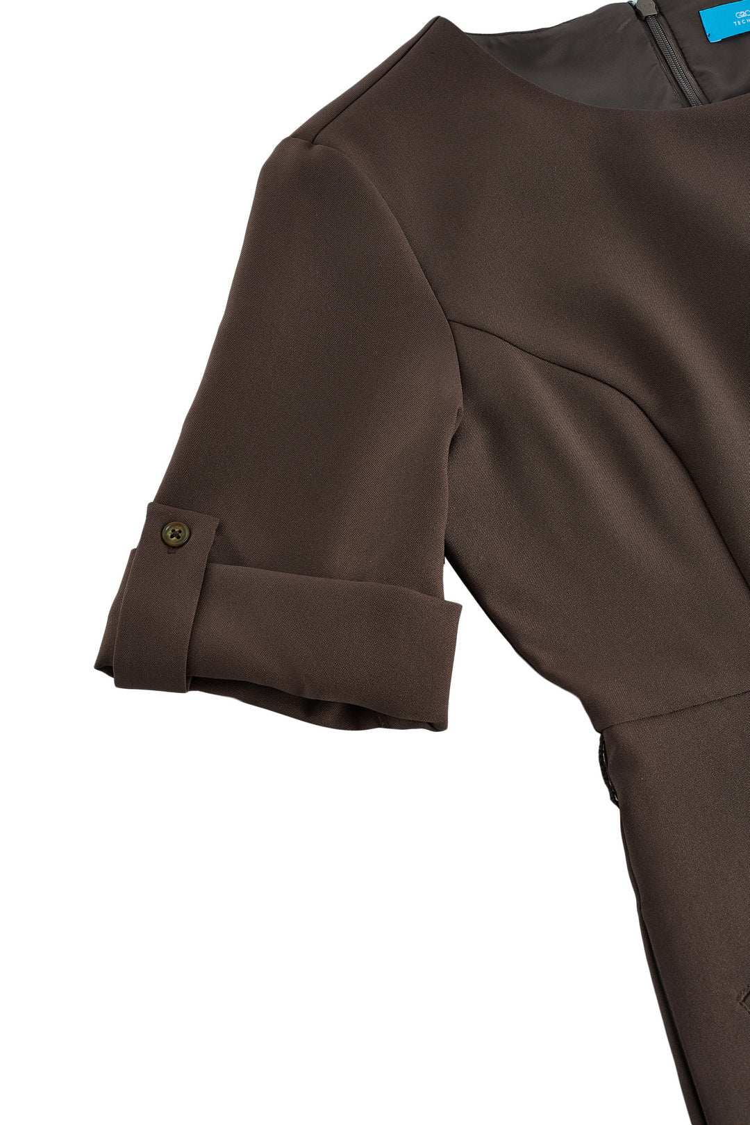 Water Repellent 圓領連身裙