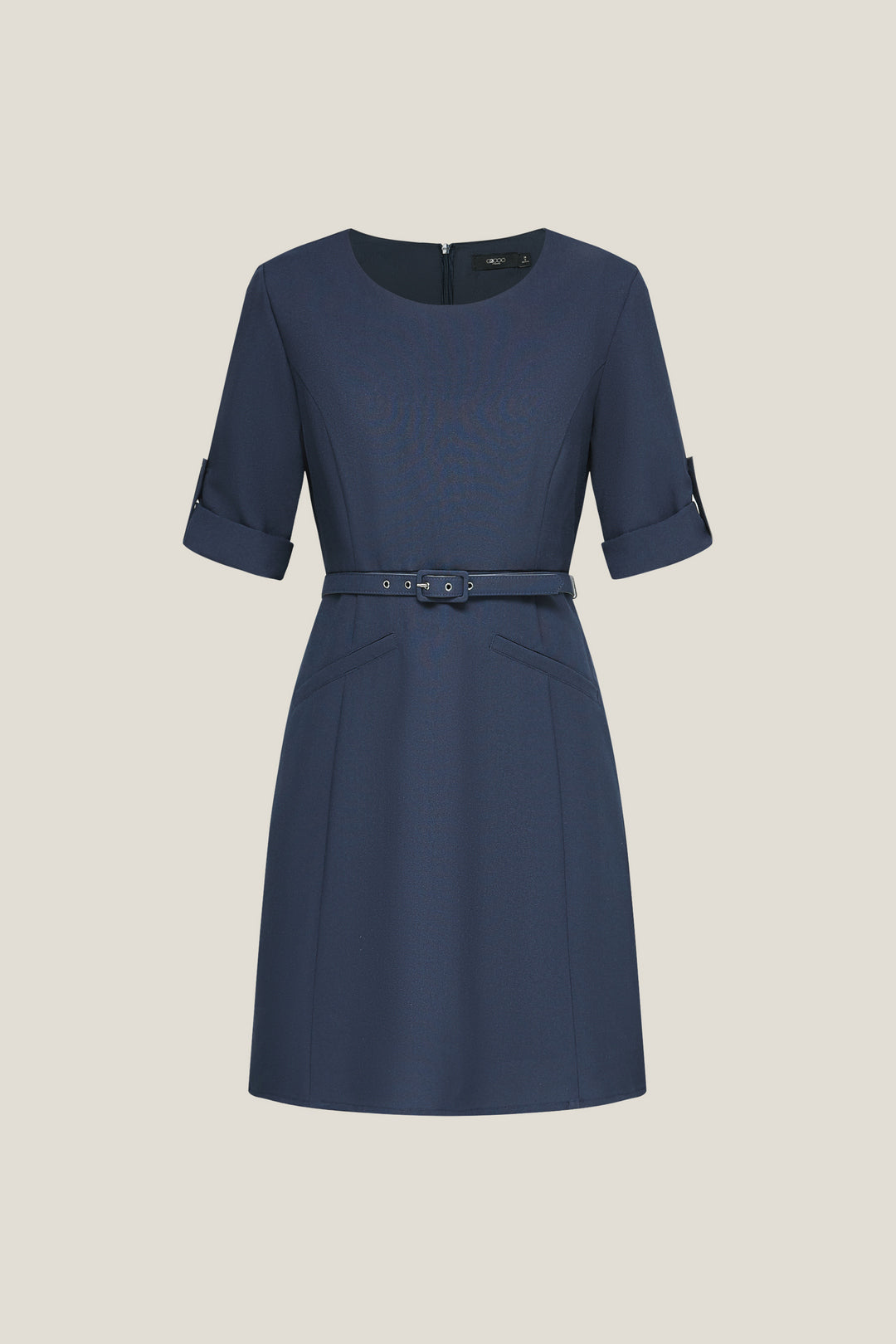 G2000 WOMAN-water-repellent-round-neck-dress-56231242-Blue