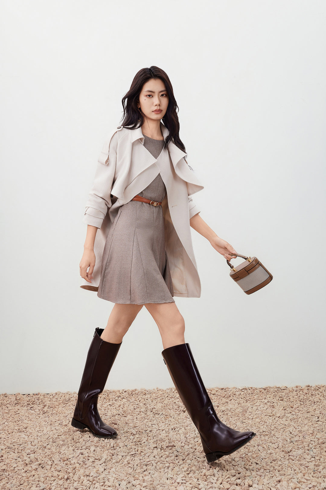 G2000 WOMAN-round-neck-sleeveless-dress-56232142-Brown