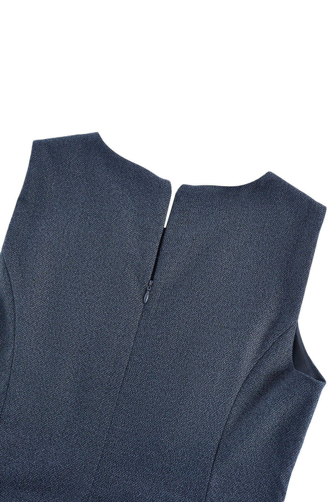 Textured 圓領連身裙