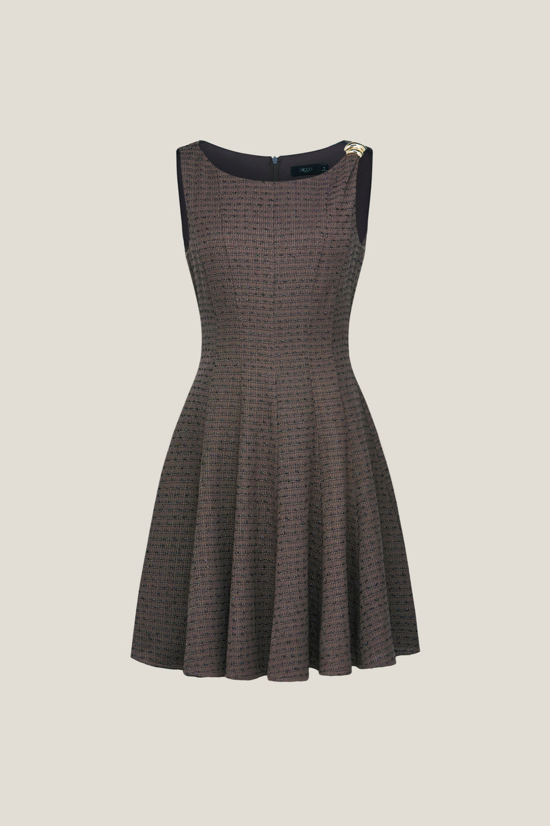 G2000 WOMAN-boat-neck-sleeveless-dress-56232196-Grey