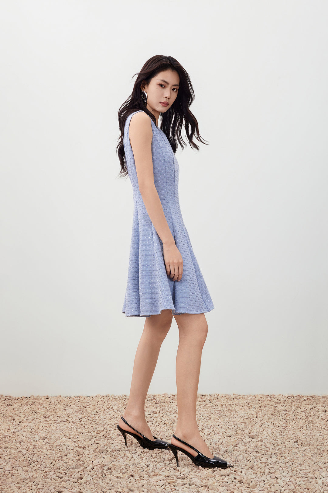 船領無袖連身裙