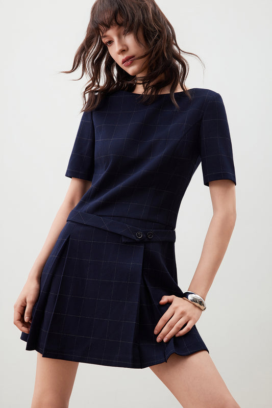 G2000 WOMAN-collarless-half-sleeve-dress-56232202-Blue