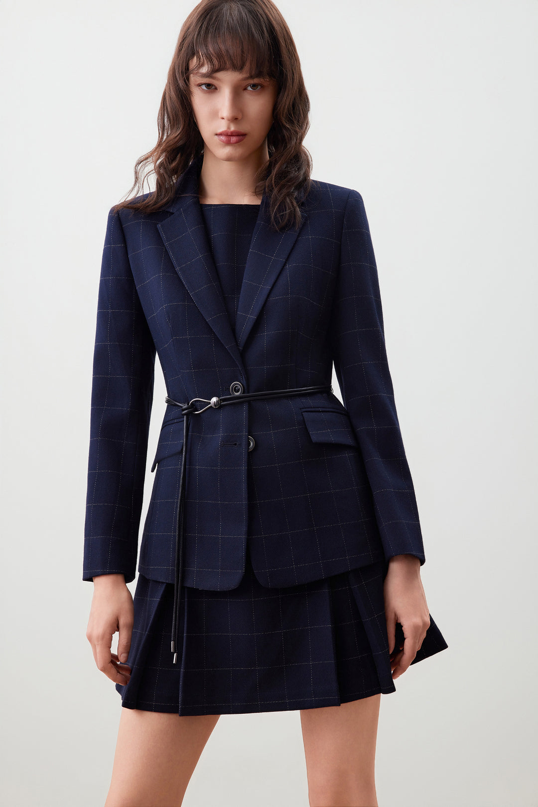 Twill 無領連身裙