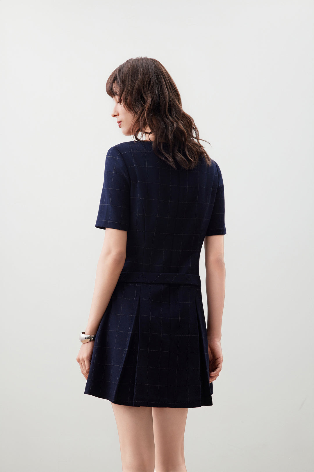 Twill 無領連身裙