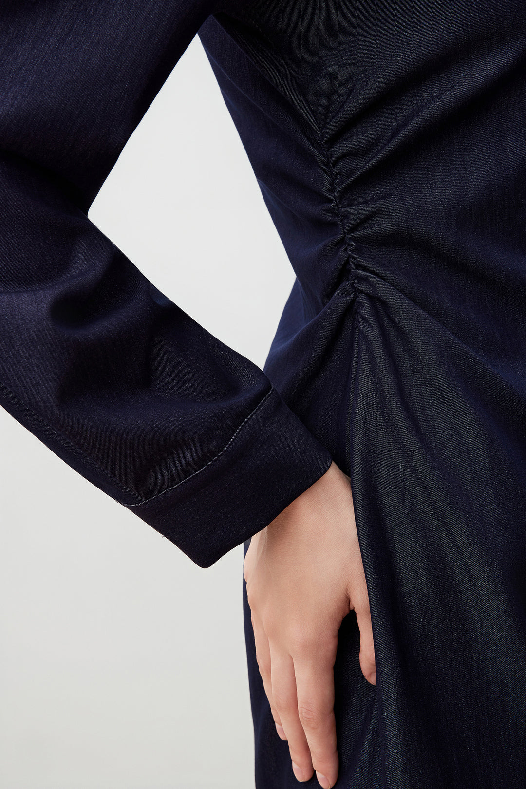 Twill 恤衫領連身裙