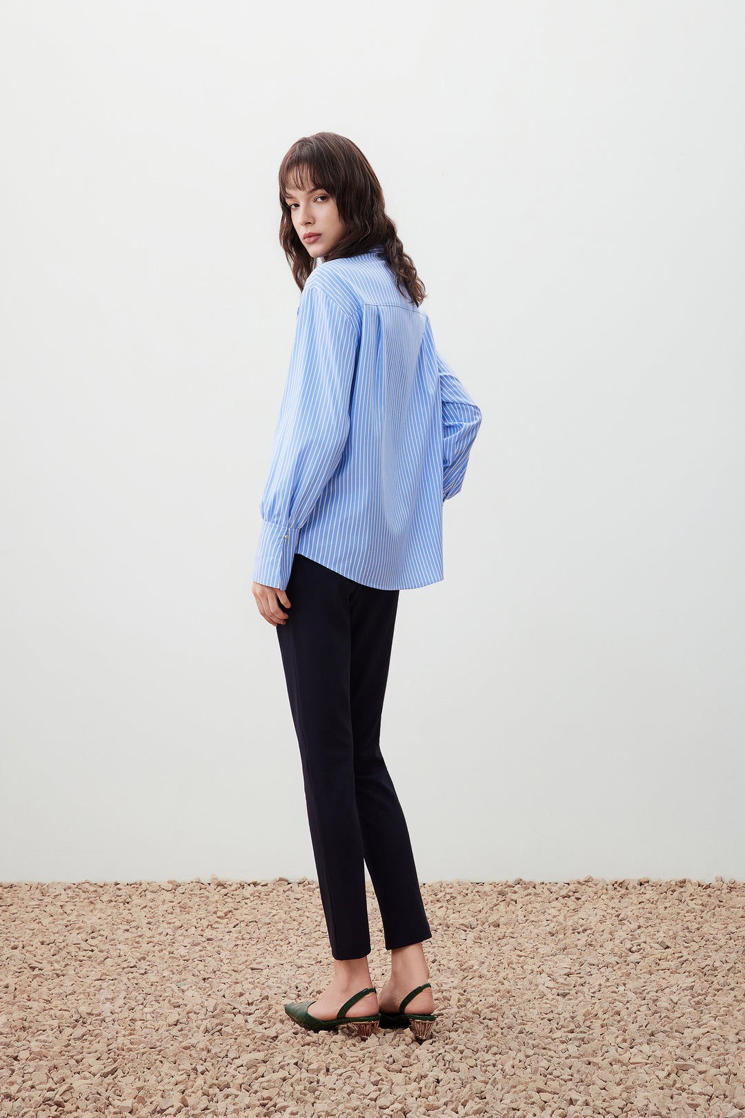 Easy Care 翻領休閒恤衫(配領帶)