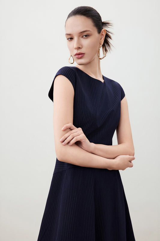 G2000 WOMAN-wool-collarless-dress-56235066-Blue