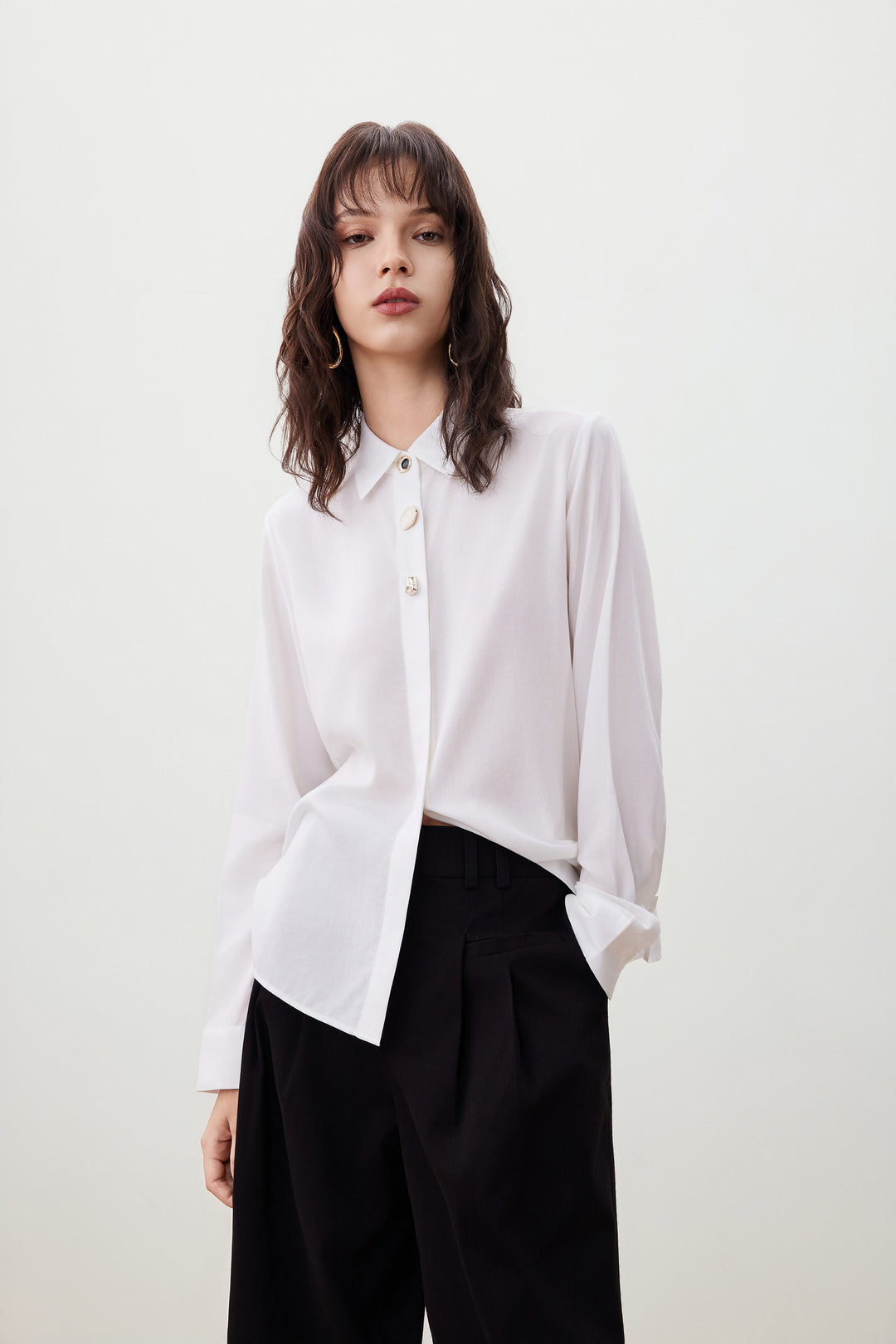 Lyocell 翻領休閒恤衫