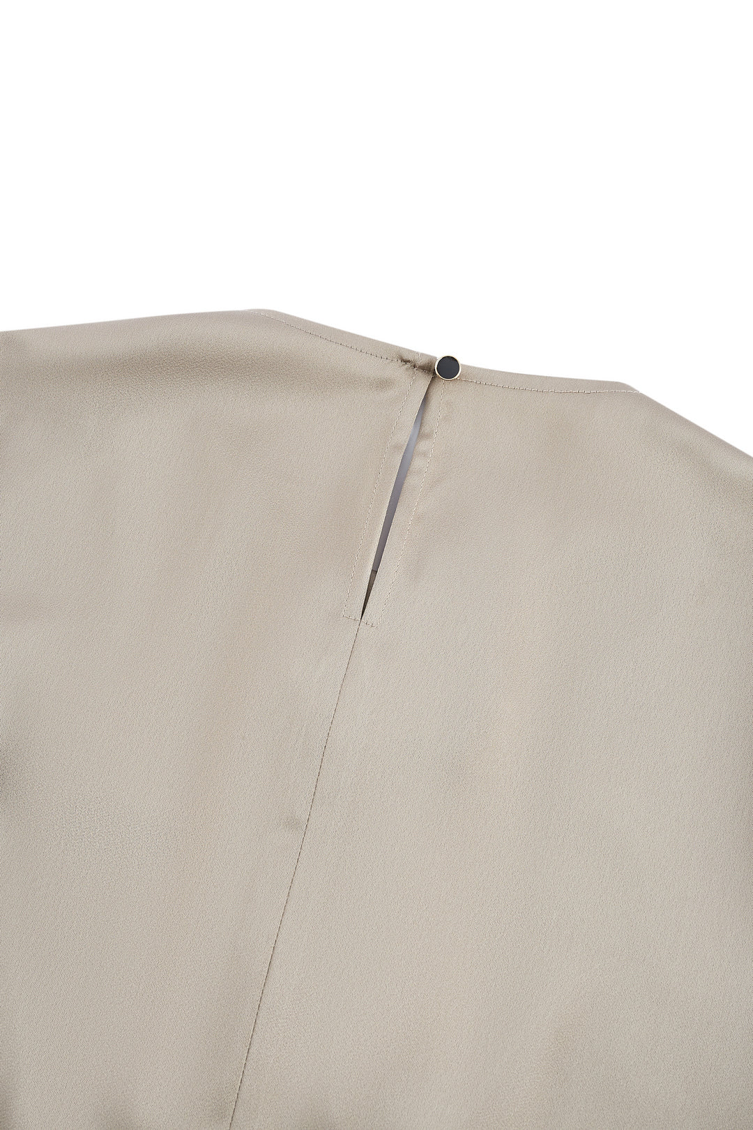 圓領長袖襯衫(配頸巾)