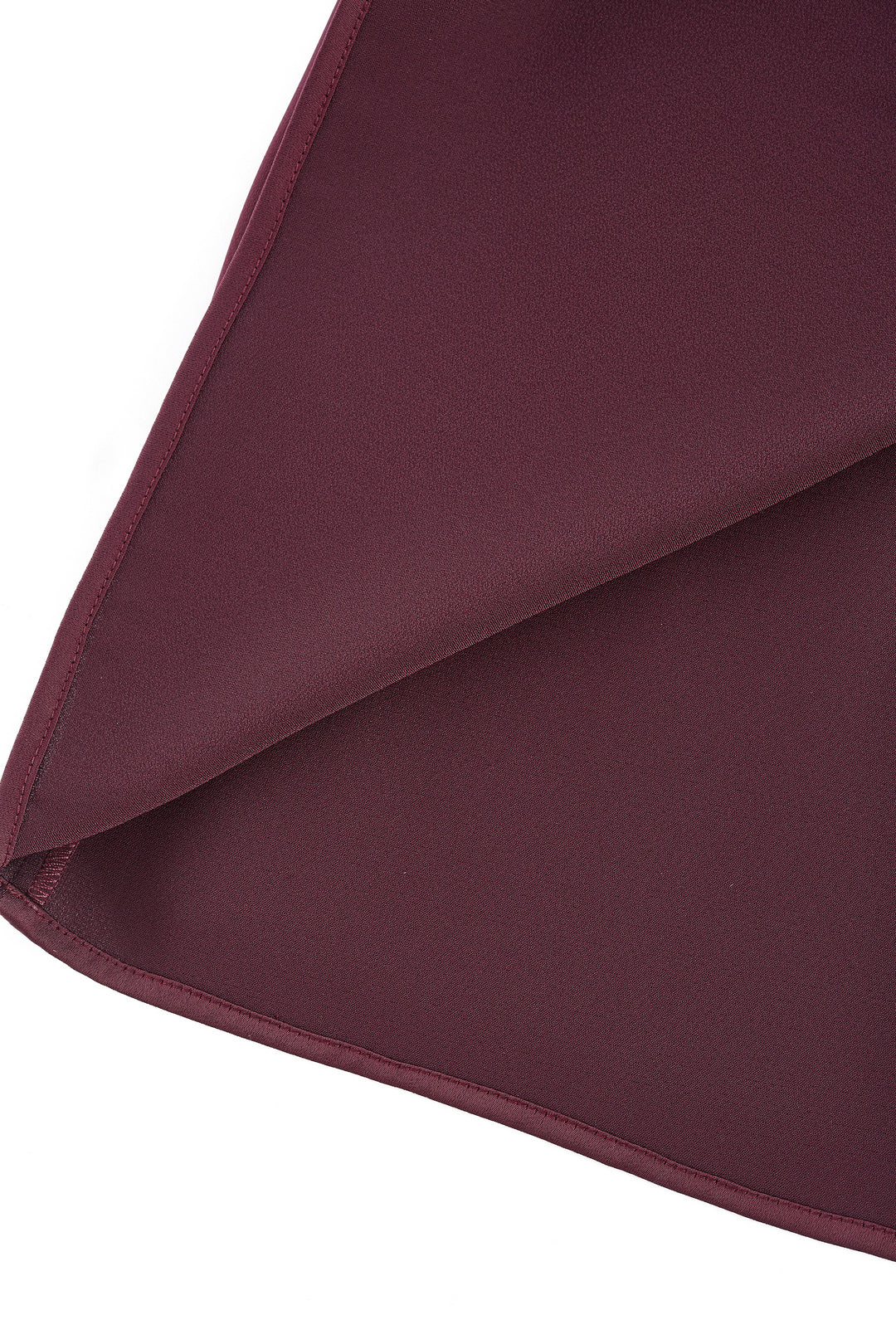 圓領長袖襯衫(配頸巾)