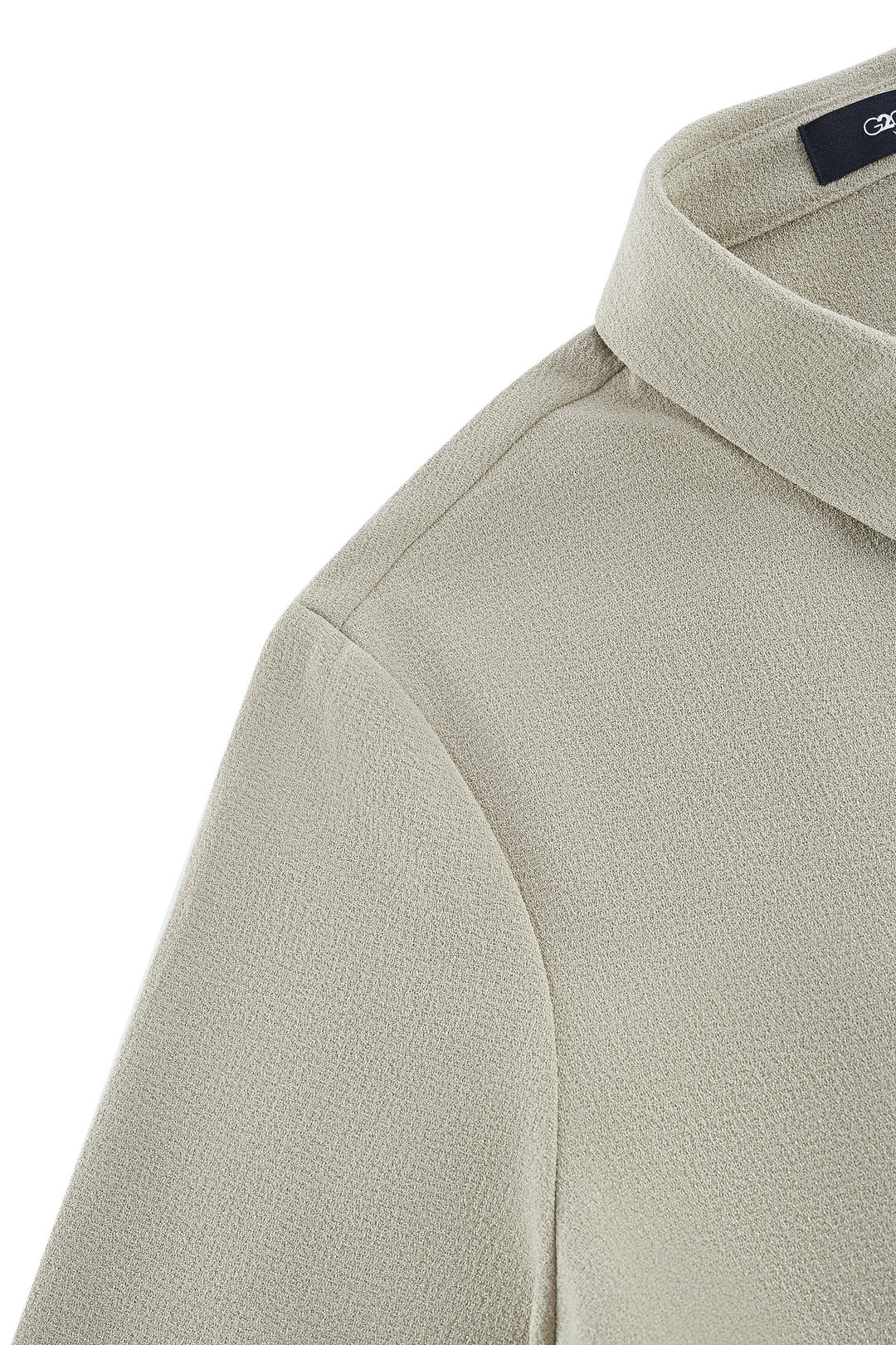 Shirt Neck Long Sleeve Blouse With Detachable Mini Contrast Colour Bows