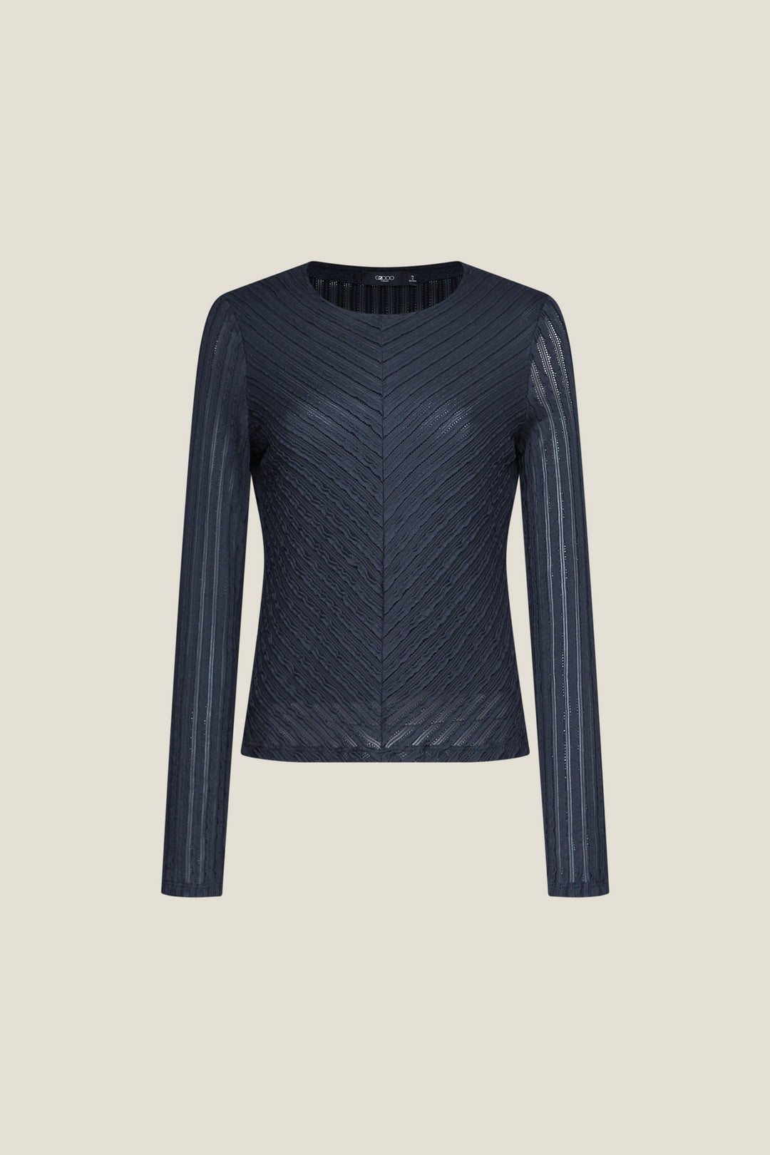 G2000 WOMAN-round-neck-long-sleeve-cut-and-sew-top-56241751-Blue