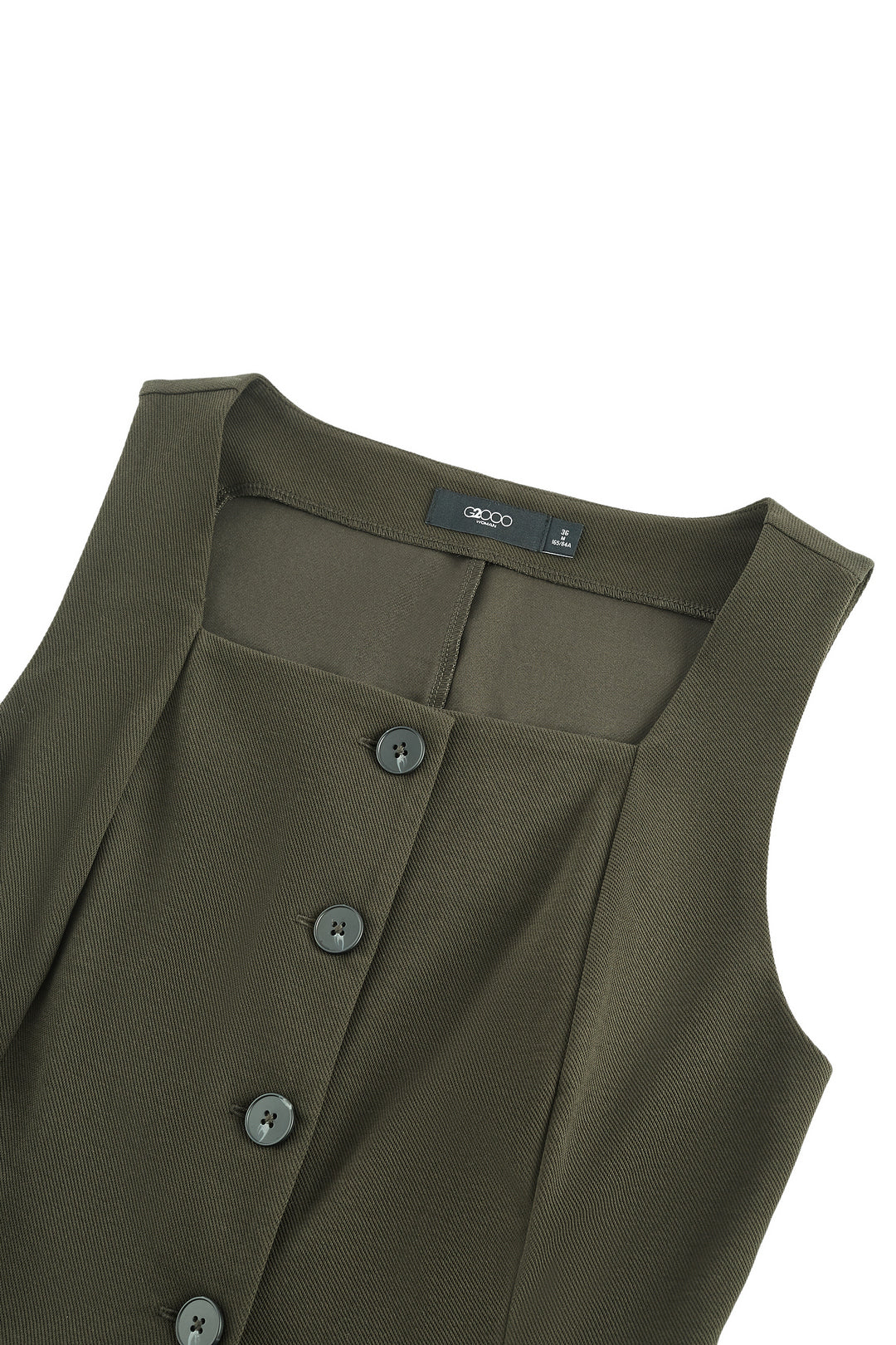 Square Neck Sleeveless Blouse