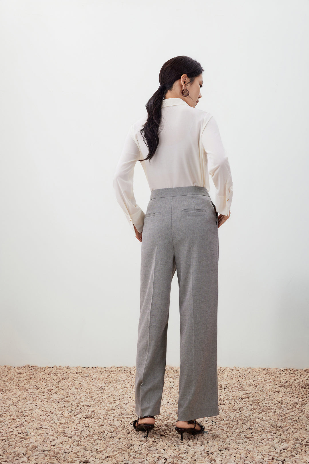 Crepe 恤衫領襯衫