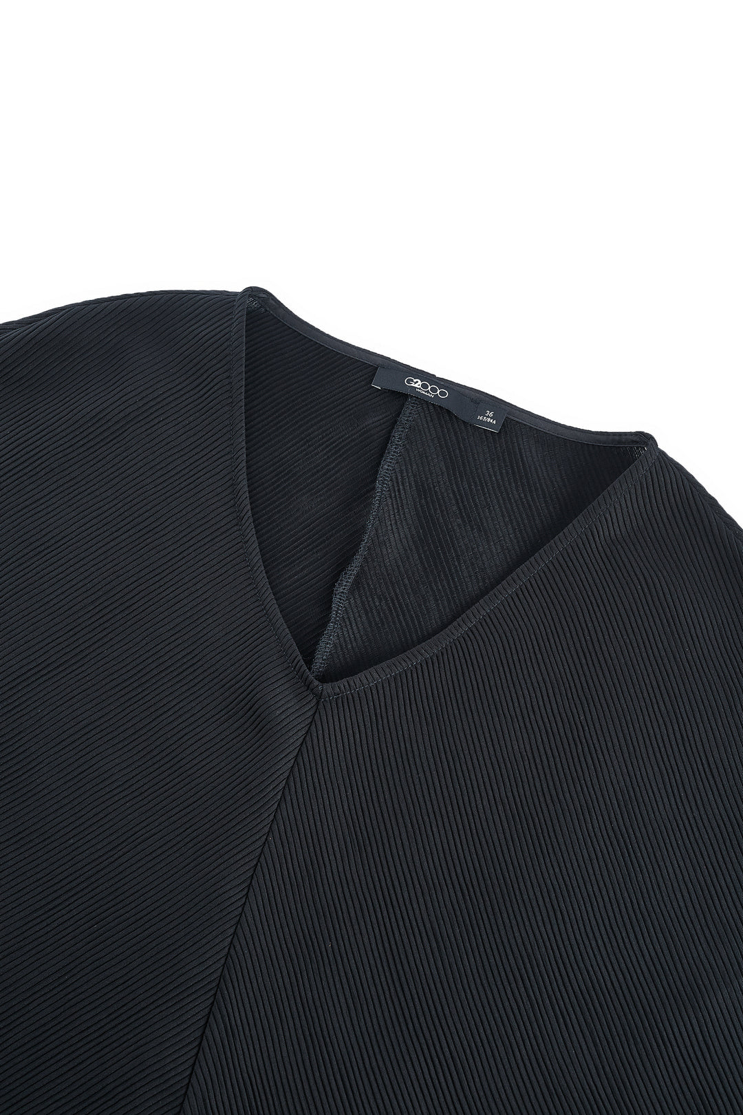 Textured V-Neck Blouse