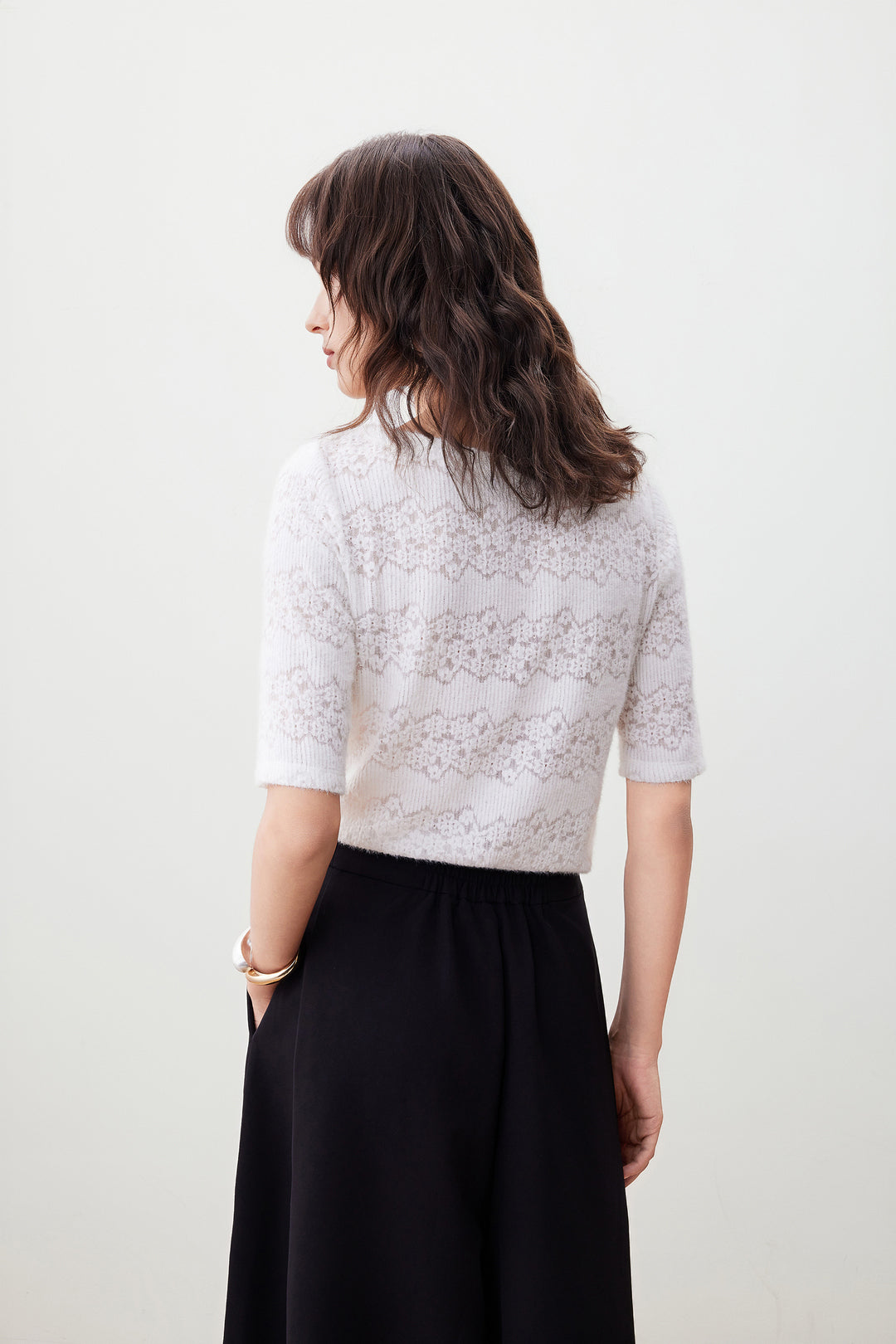 船領中袖切駁衫