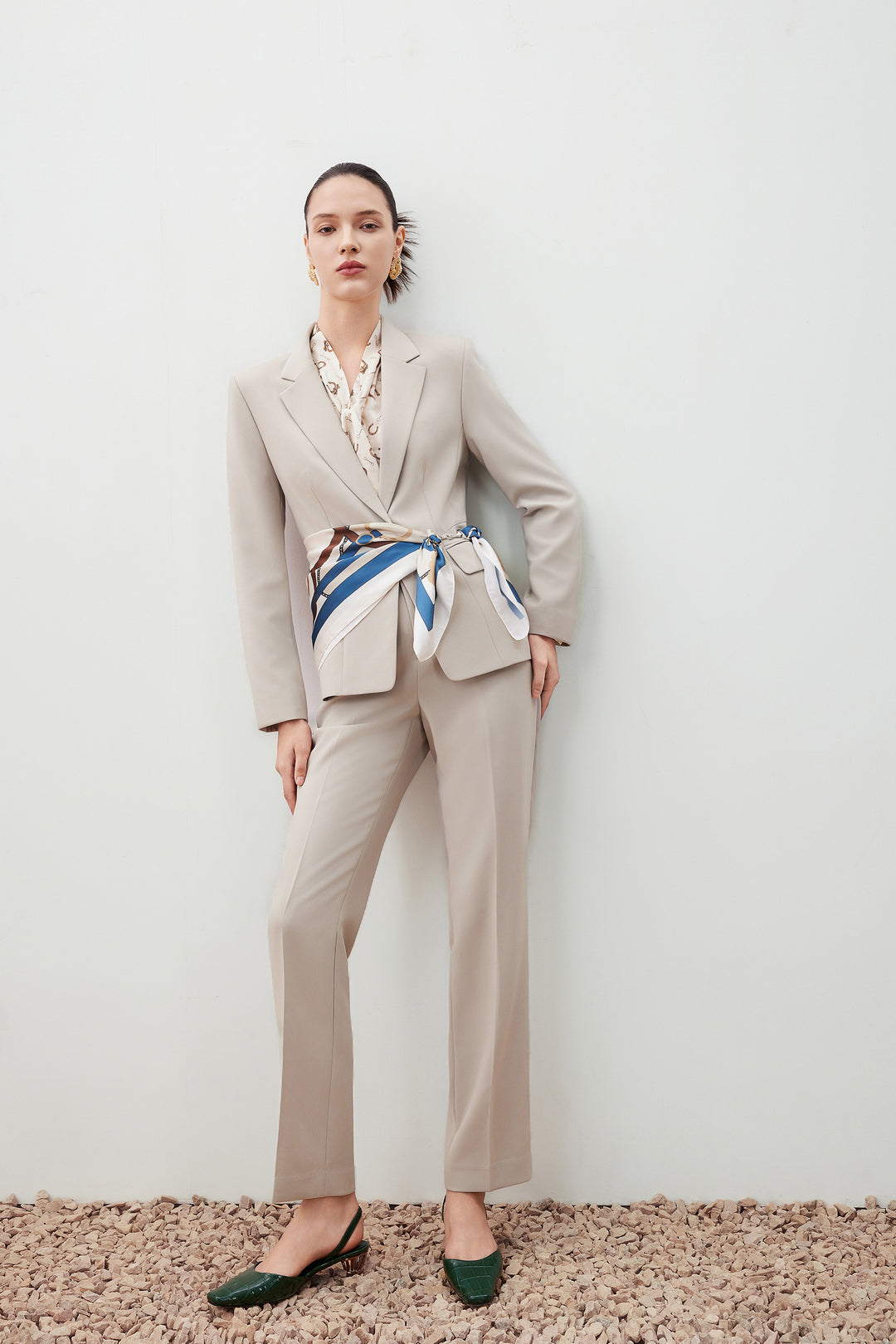 G2000 WOMAN-multi-way-stretch-suit-pants-56251113-Beige