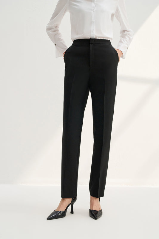 G2000 WOMAN-water-repellent-suit-pants-56251133-Black