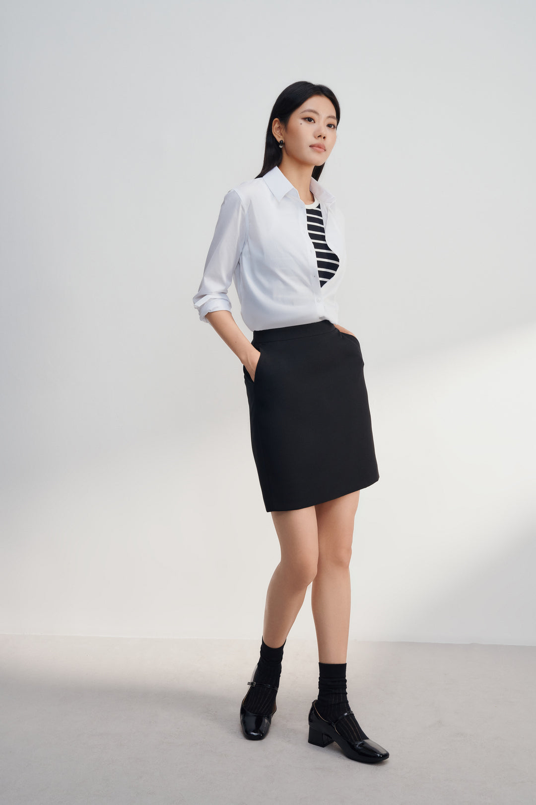 Water Repellent 西裝裙