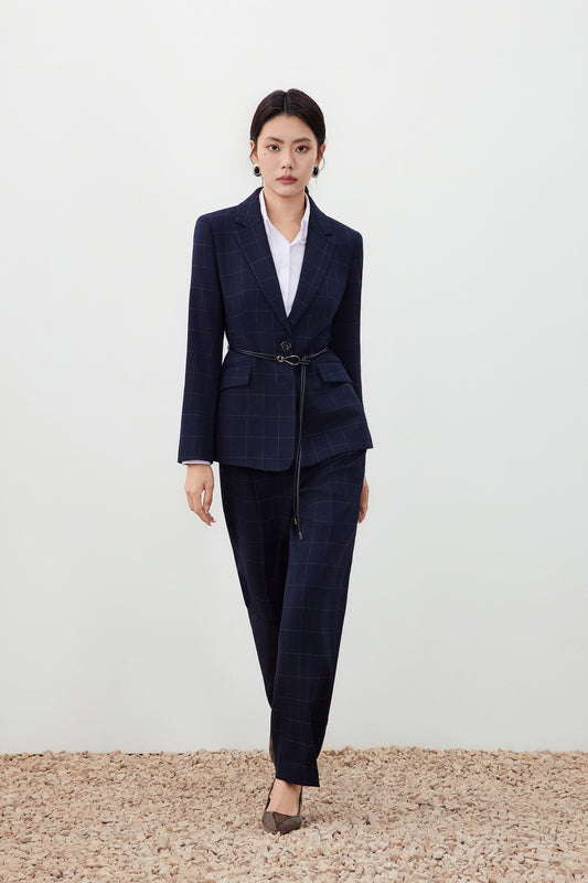 G2000 WOMAN-relaxed-straight-leg-suit-pants-56252043-Blue