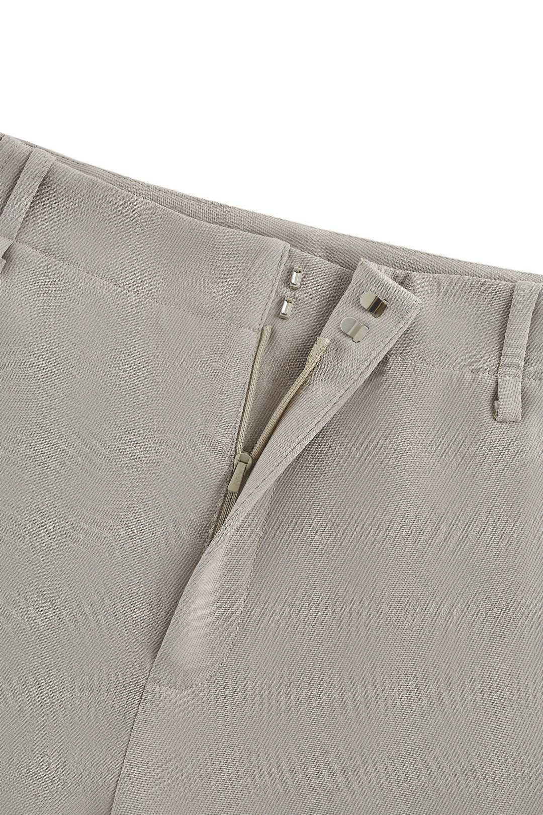 合身直腳剪裁休閒長褲