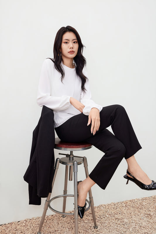 G2000 WOMAN-regular-straight-leg-casual-pants-56261083-Black