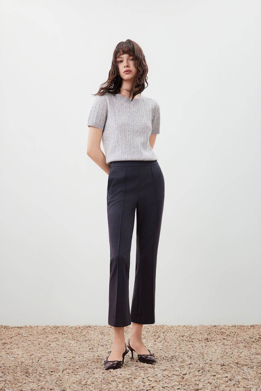 G2000 WOMAN-slim-boot-casual-pants-56261254-Grey