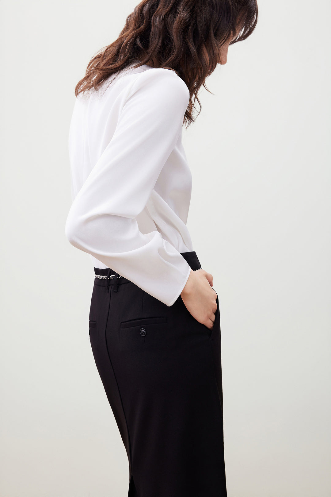 H字型半身裙(配鏈條腰帶)