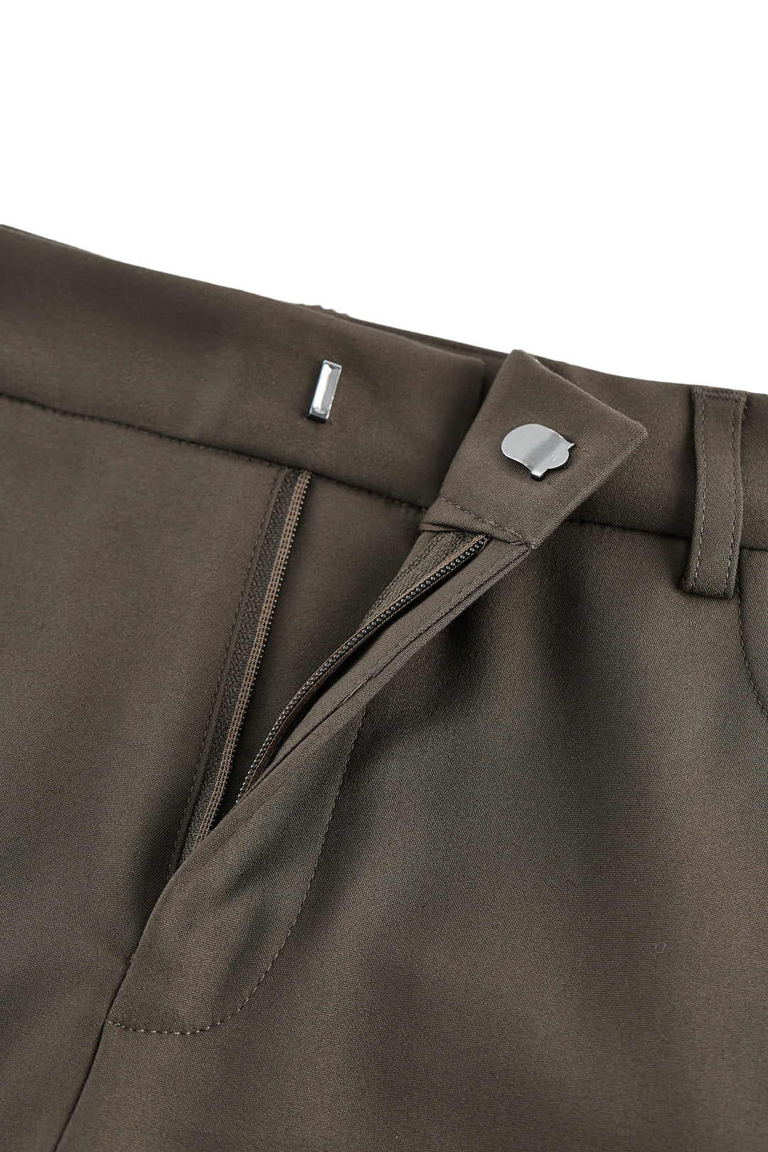 修身休閒長褲(配腰帶)