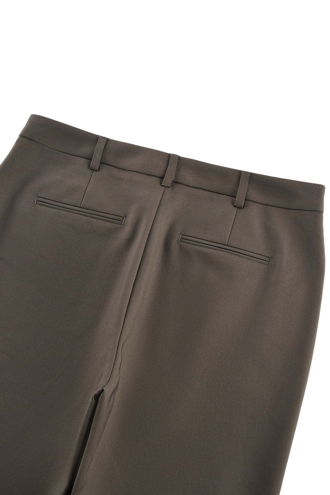 修身休閒長褲(配腰帶)