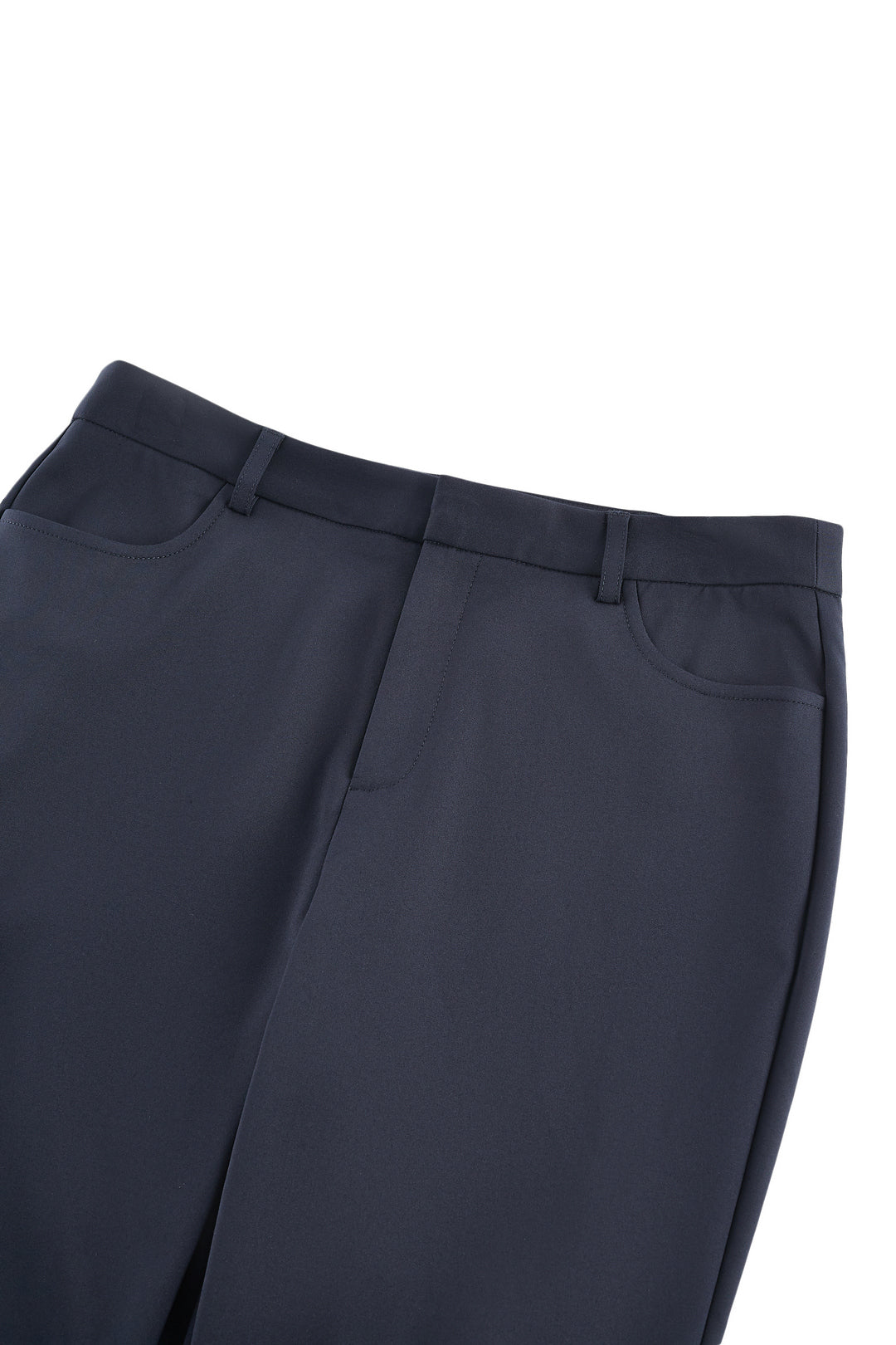 修身休閒長褲(配腰帶)