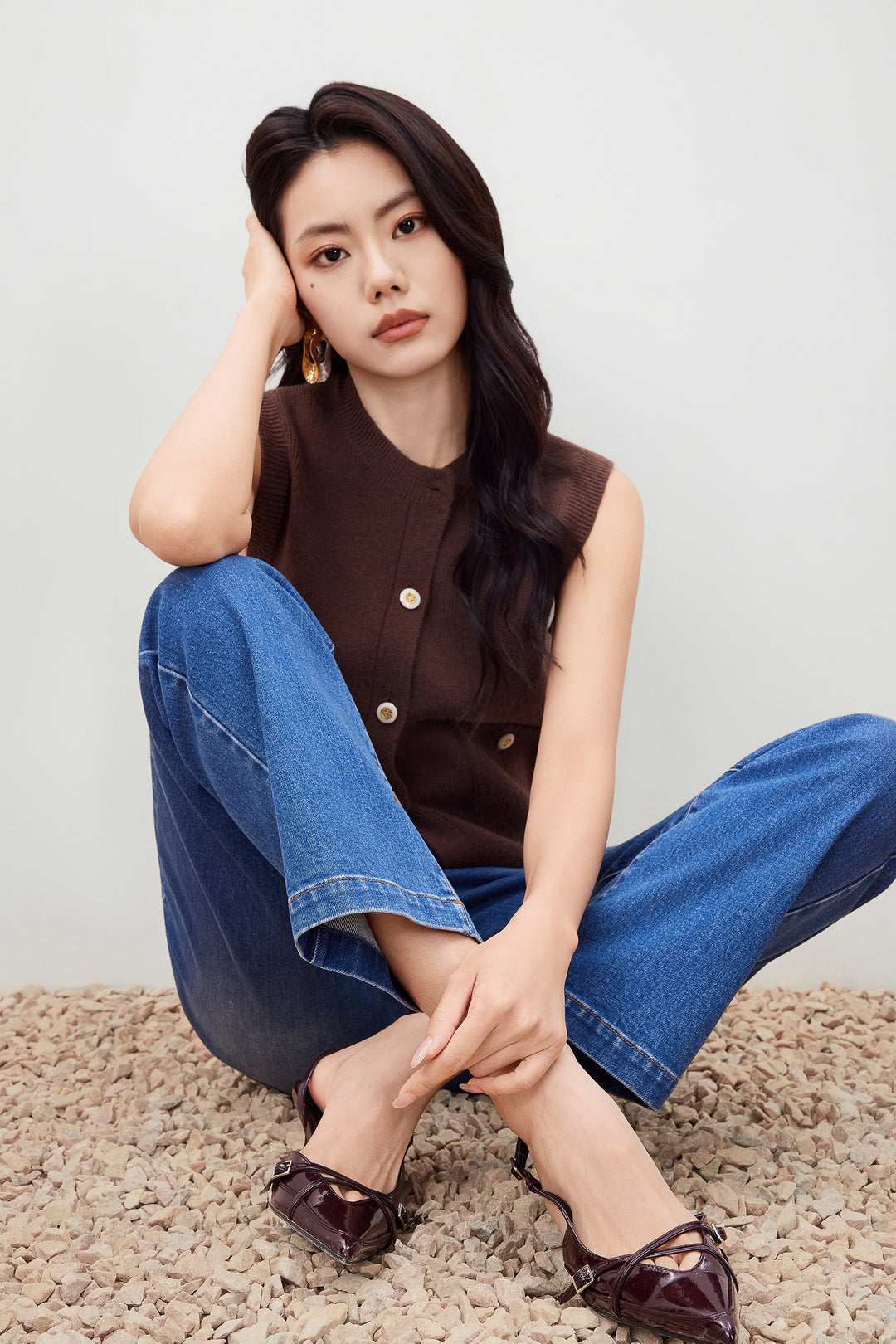 G2000 WOMAN-denim-jeans-with-belt-56263383-Blue