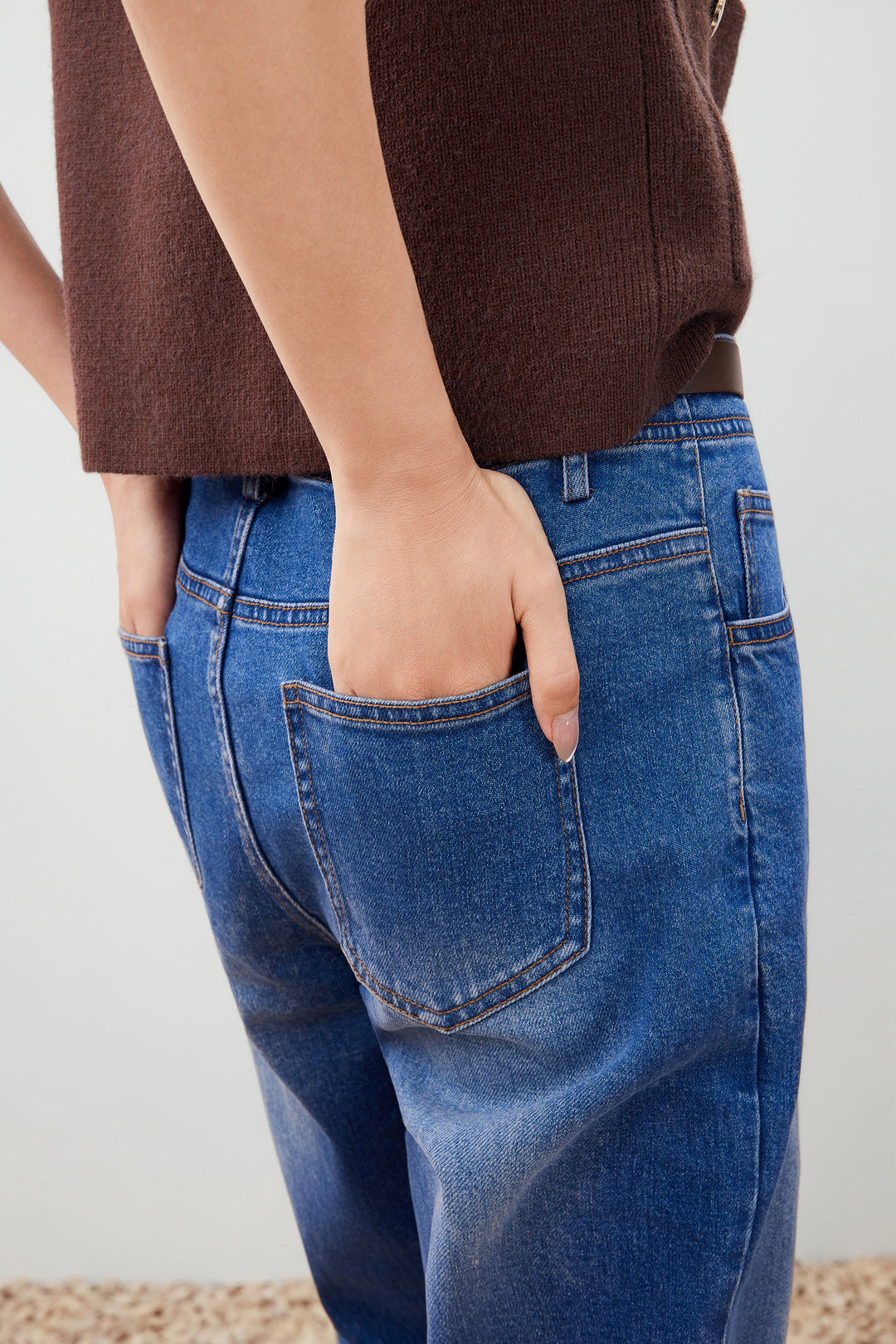 Denim 牛仔褲(配腰帶)