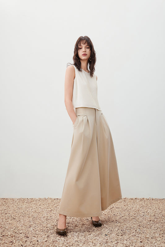 G2000 WOMAN-palazzo-wide-leg-casual-pants-56265067-Beige