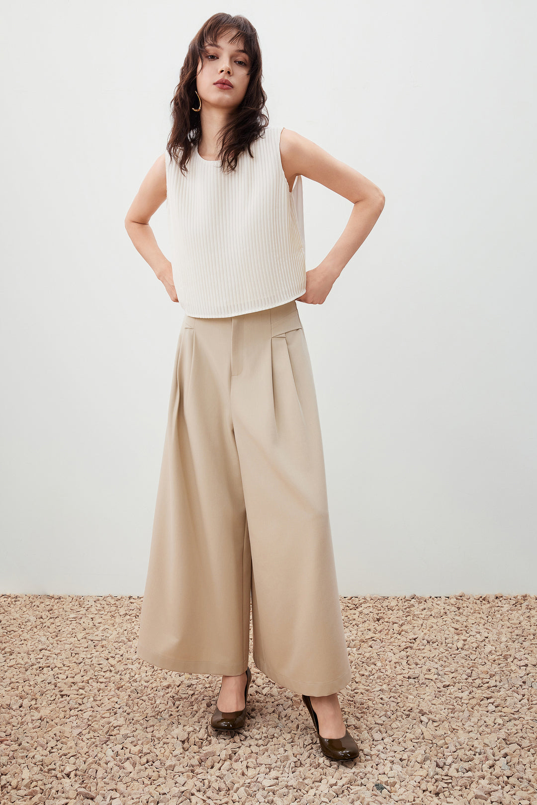 Palazzo Wide Leg Casual Pants