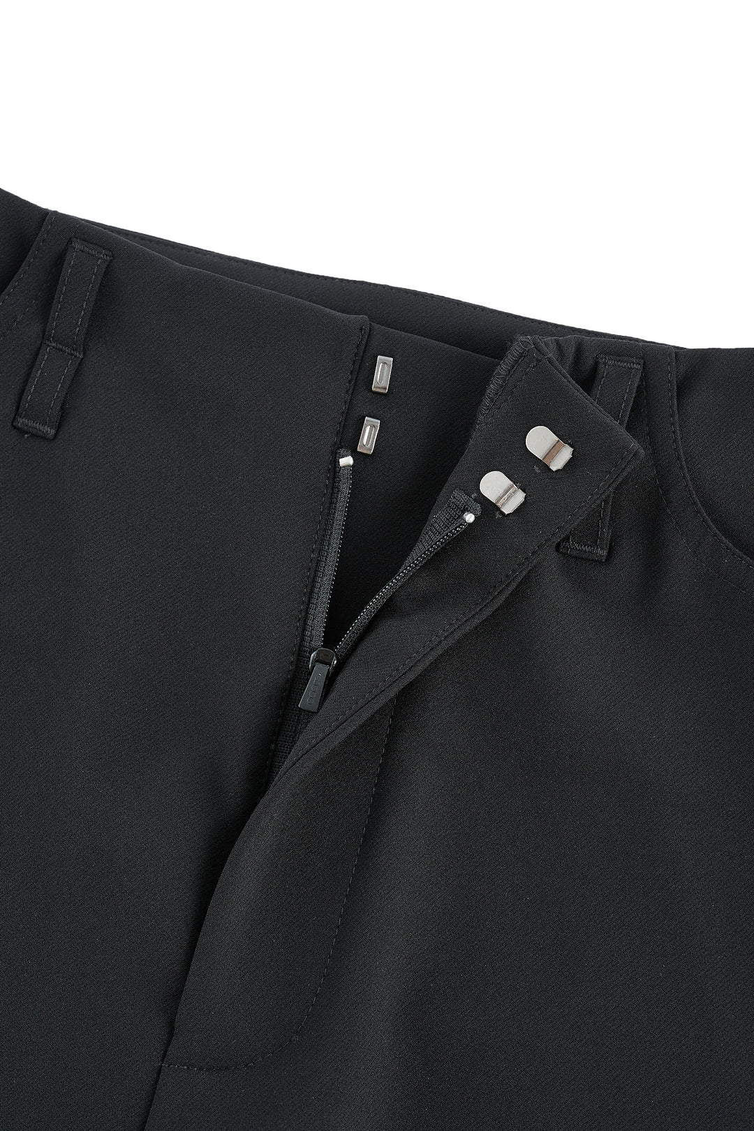 修身喇叭休閒長褲(配腰帶)