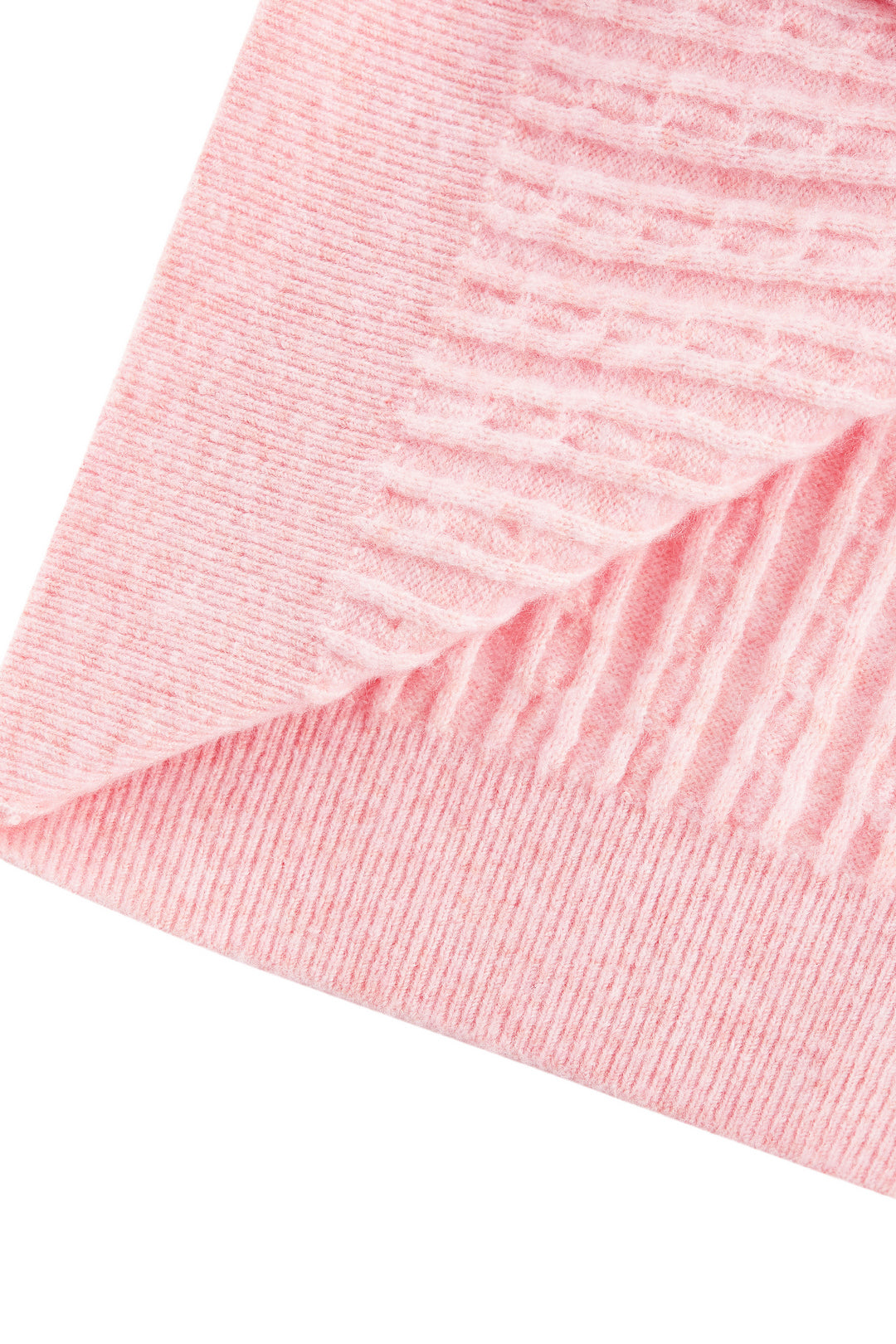 圓領短袖針織毛衣