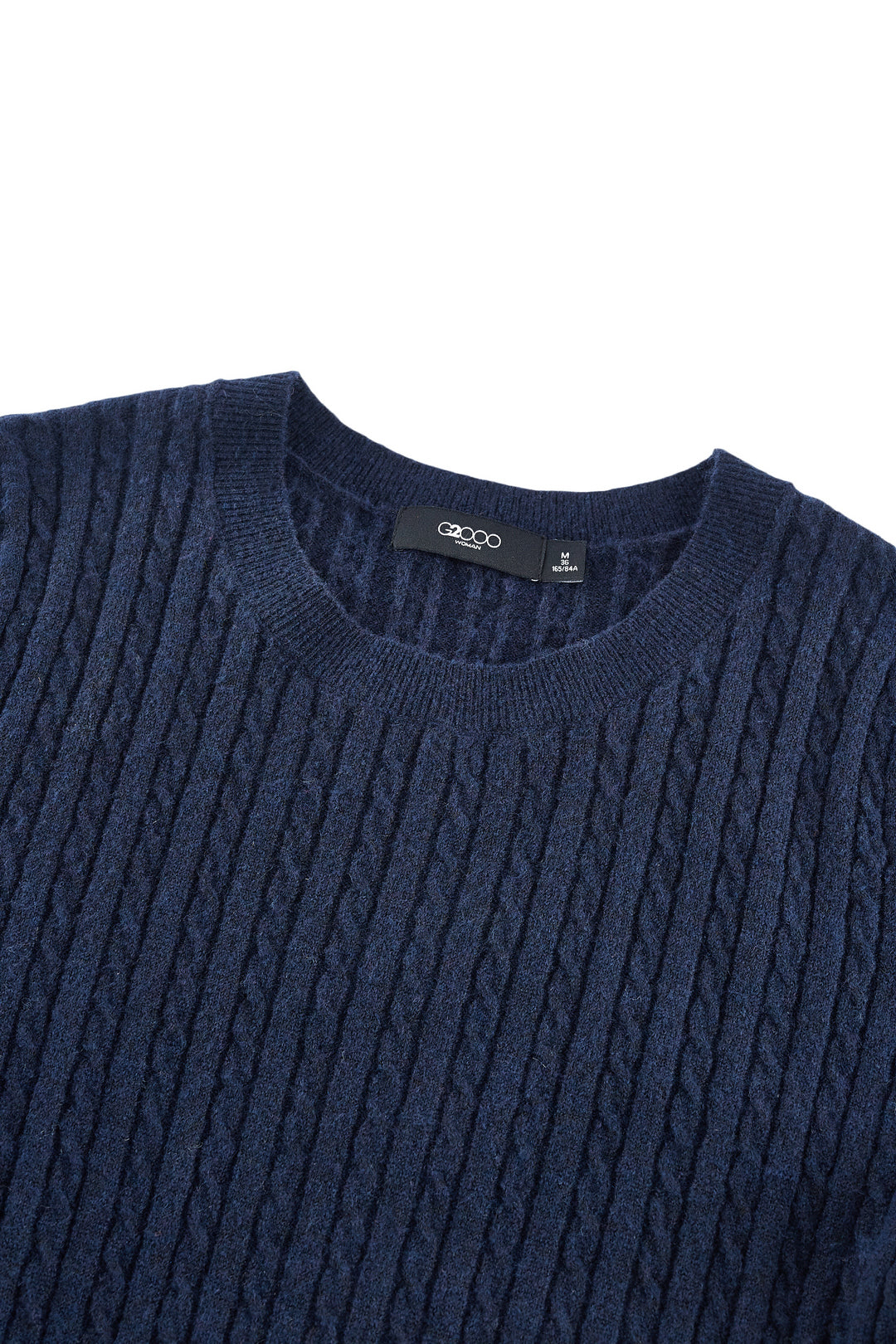 圓領短袖針織毛衣