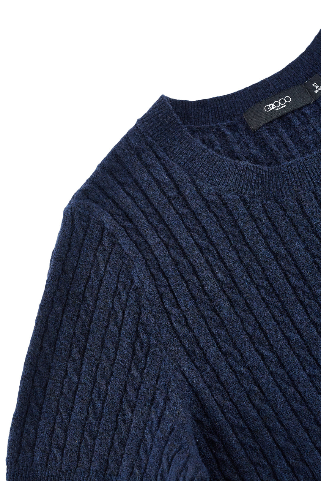 圓領短袖針織毛衣