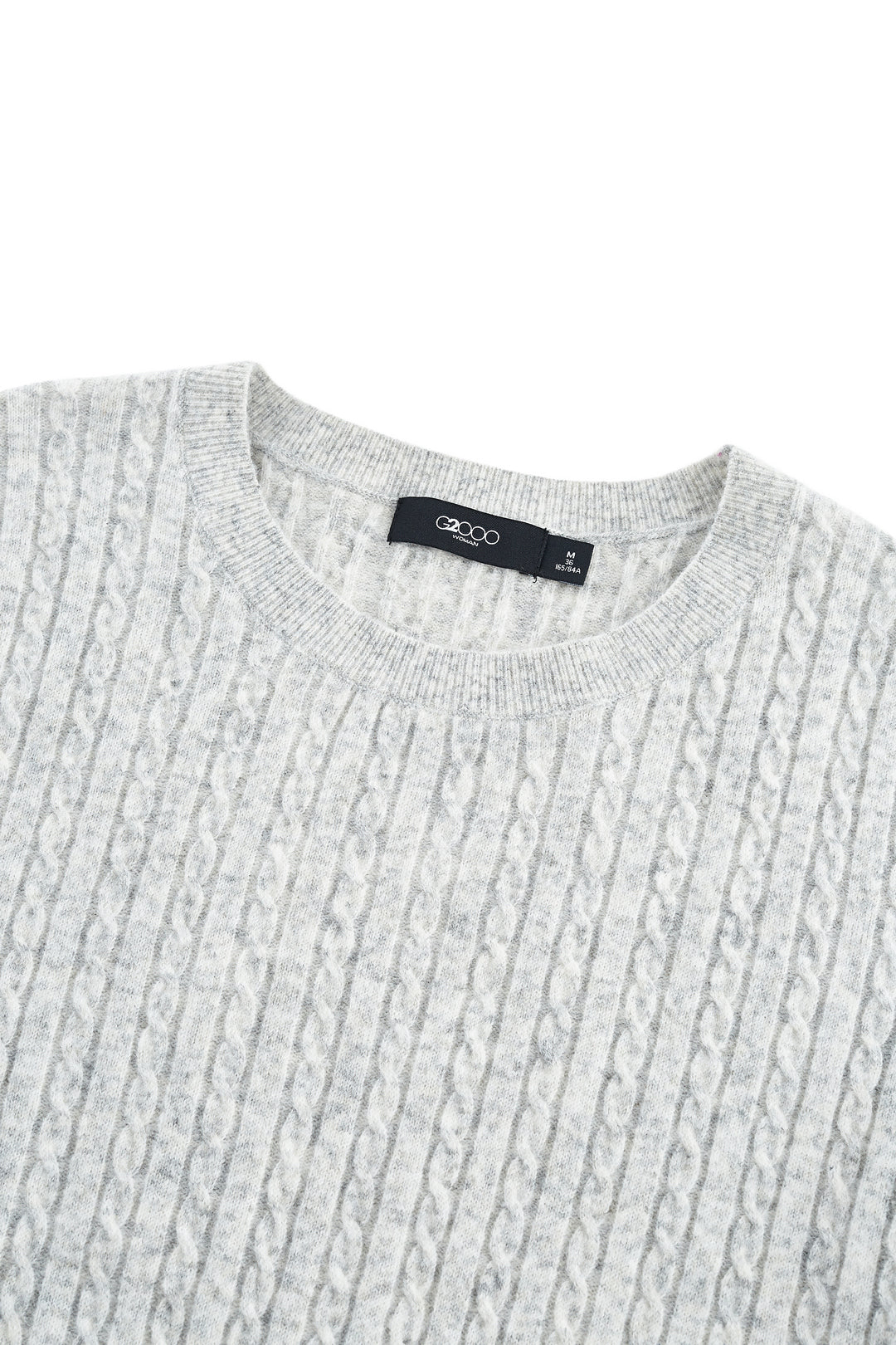 圓領短袖針織毛衣