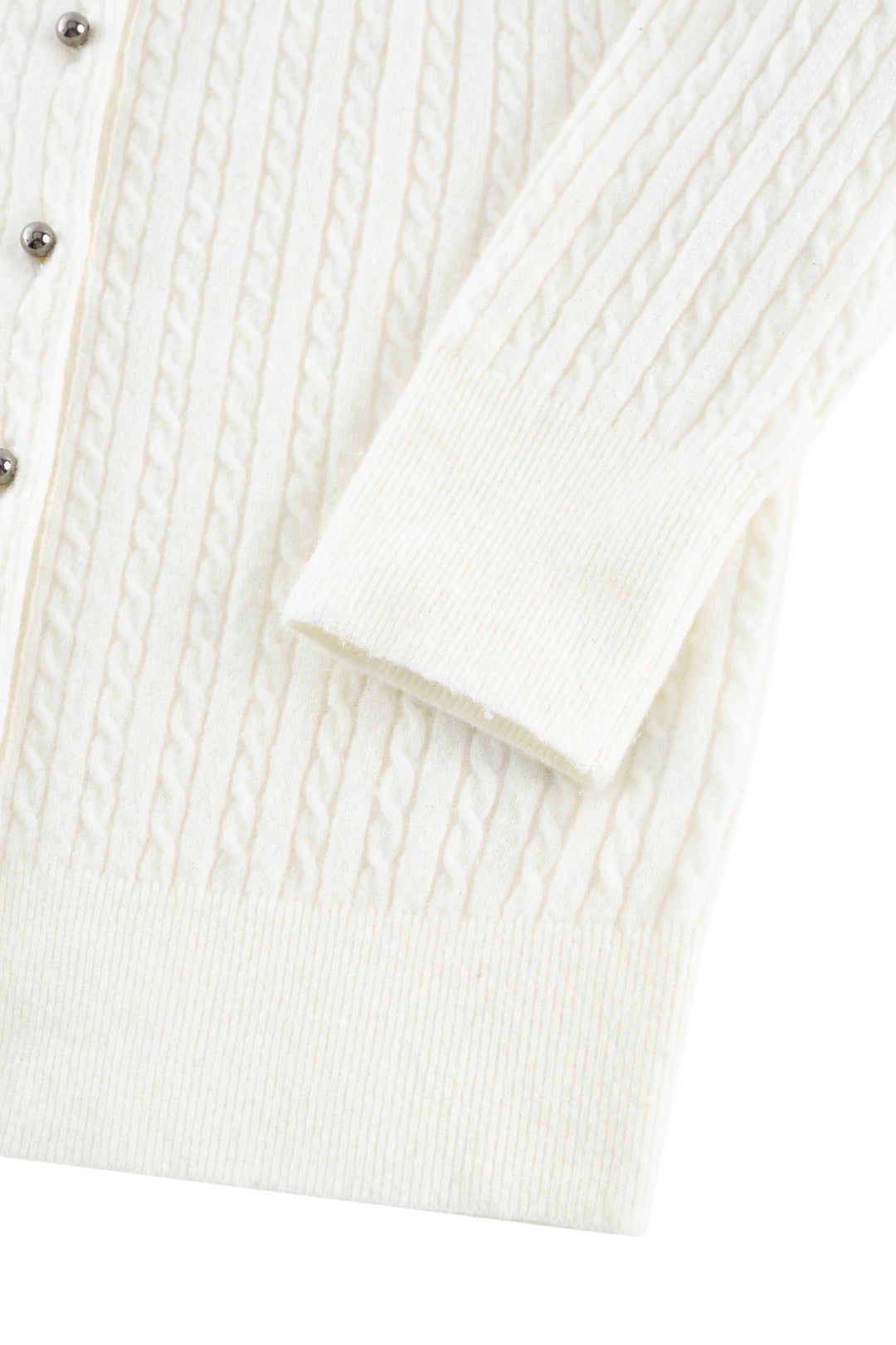 圓領長袖針織外套