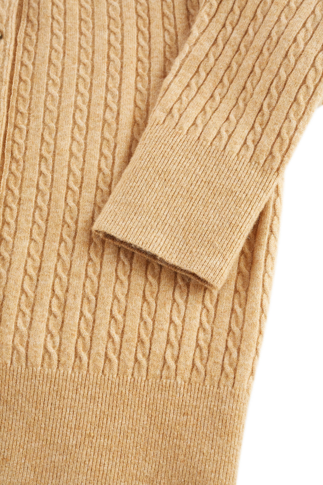 圓領長袖針織外套