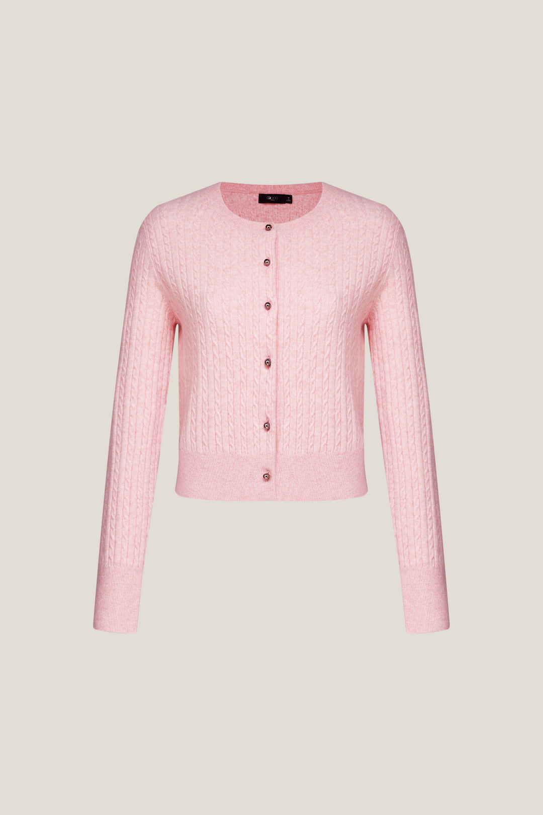 G2000 WOMAN-round-neck-long-sleeve-cardigan-56275311-Pink