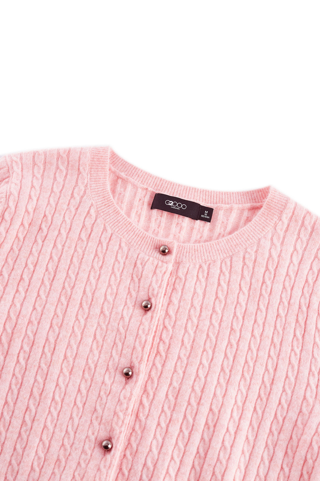 圓領長袖針織外套