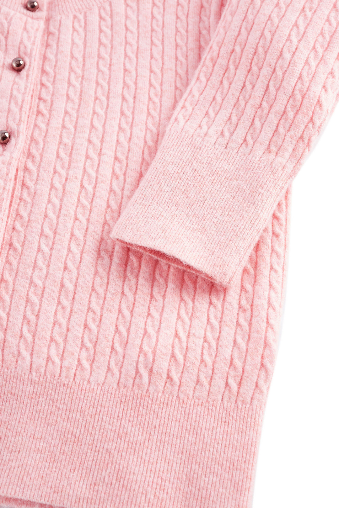 圓領長袖針織外套