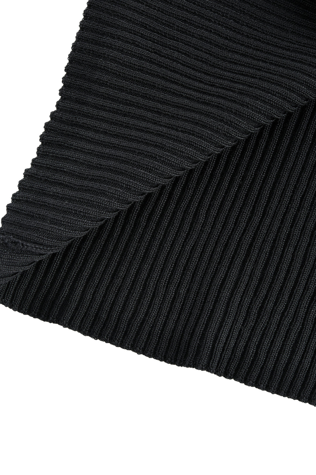 Polo領中袖針織毛衣