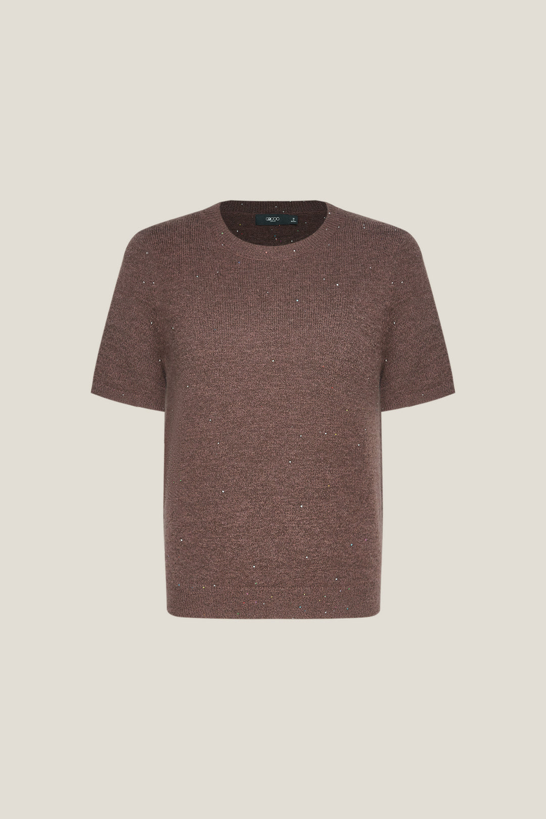 G2000 WOMAN-round-neck-short-sleeve-knit-sweater-56278001-Red