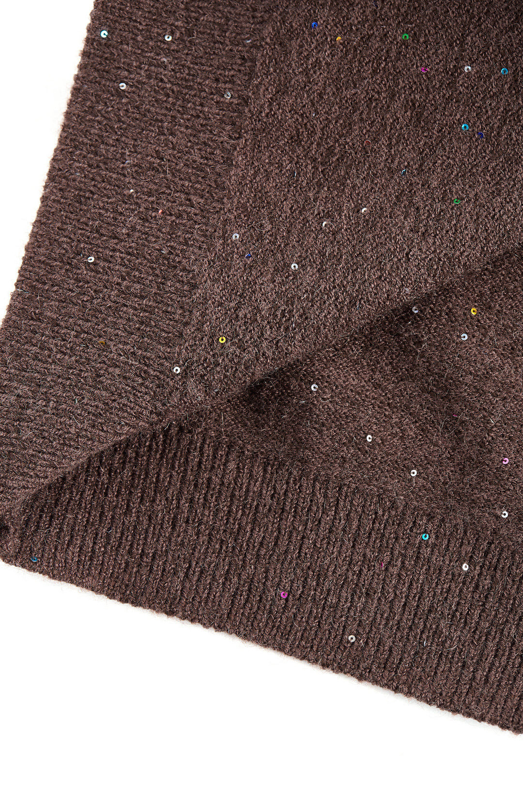 圓領短袖針織毛衣